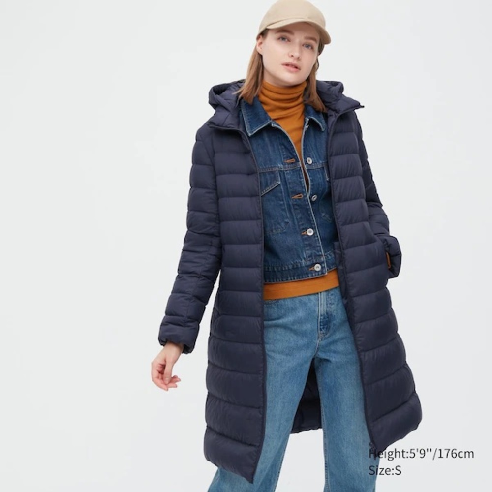 Uniqlo Ultra Light Down Long Coat- size L